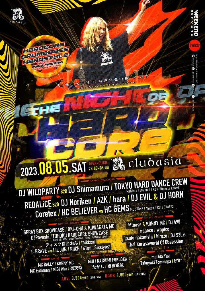 An event poster of Weekend Ravers 37